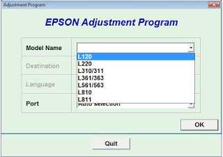Adjustment program epson l120 gratis software